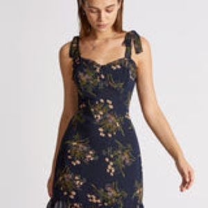 Commense Floralia Fantasy Strap Short Dress